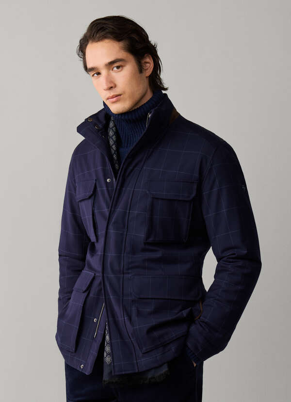 Tailored Windowpane Velospeed Jacket