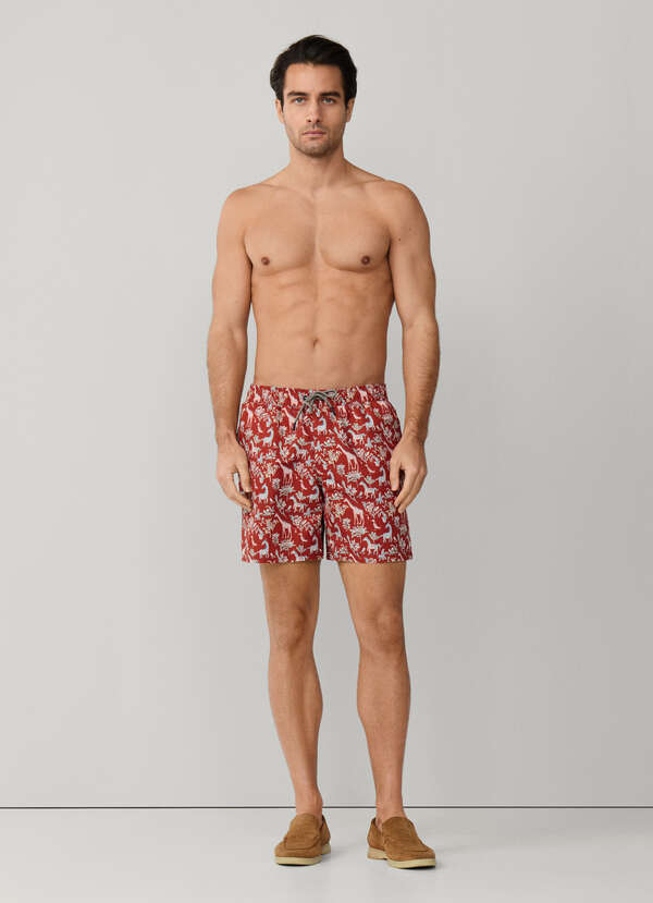 Safari Print Swim Trunk - 2