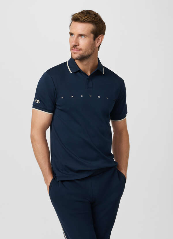 Classic Fit Short Sleeve Branded Polo