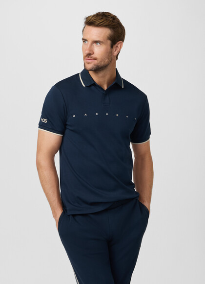Classic Fit Short Sleeve Branded Polo