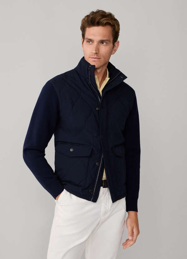 Merino Wool Hybrid Full-Zip Cardigan Merino Wool Hybrid Full-Zip Cardigan