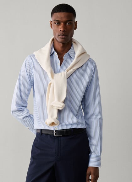 Classic Fit Trio Stripe Shirt