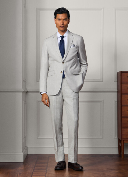 Linen-Wool Hopesack Suit - Woven In Italy