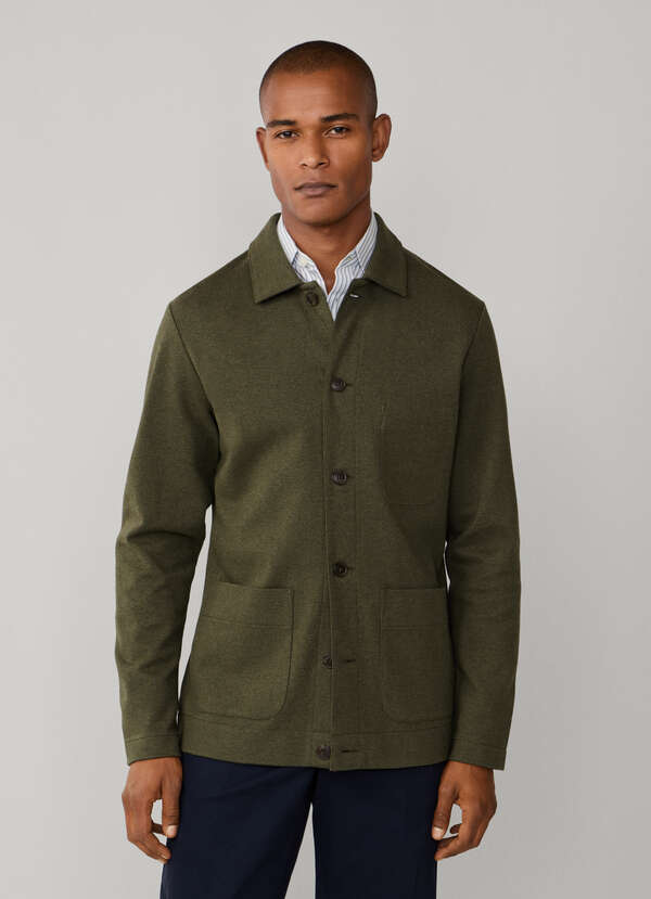 Herringbone Jaquard Overshirt - 2