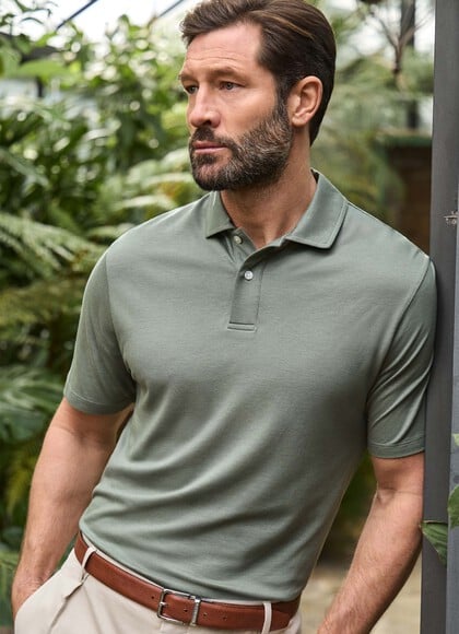 Classic Fit Short Sleeve Travel Pique Polo