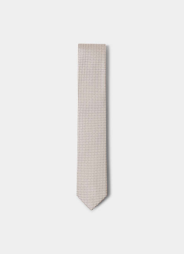 Silk Tiny Flower Tie