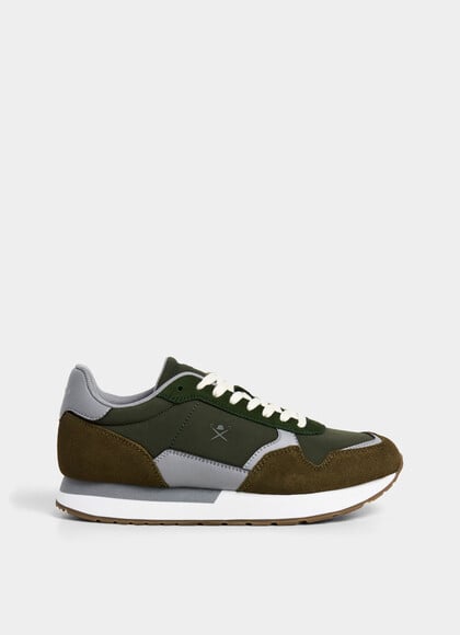 Vector Device Suede and Leather Trainers