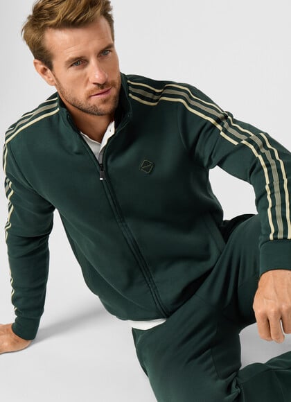 Members Track Full Zip Sweat
