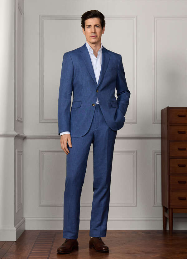 Linen-Wool Hopsack Suit - Woven In Italy - 2
