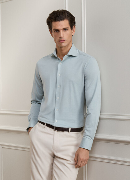 Tailored Fit 4-Way Flex Pique Shirt