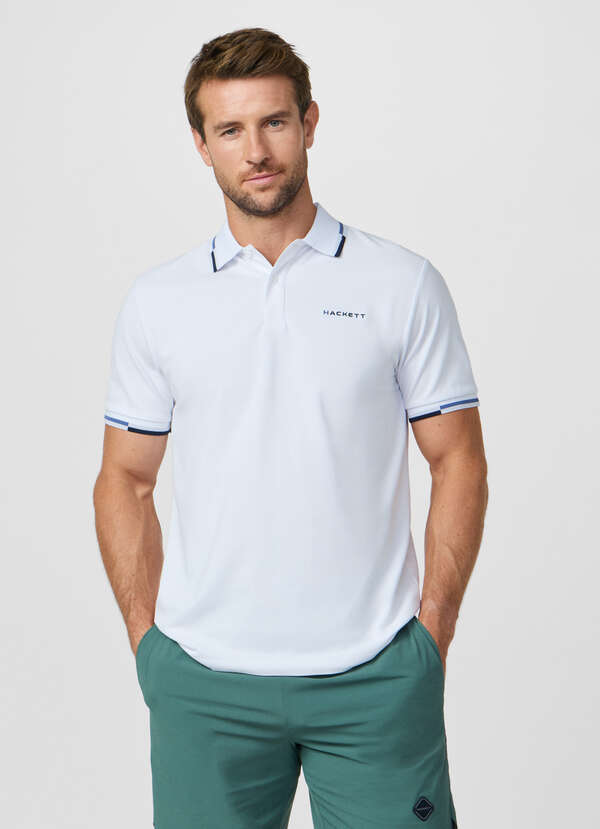 Classic Fit Short Sleeve Tipped Polo