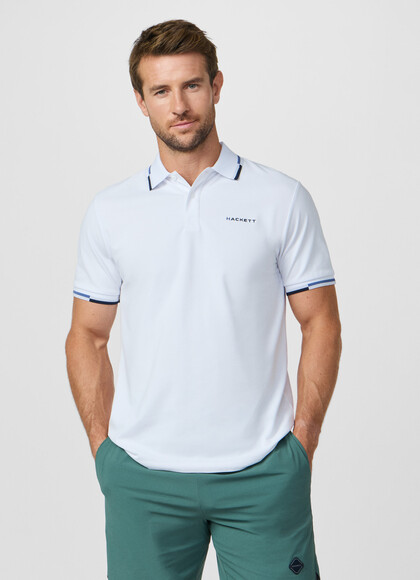 Classic Fit Short Sleeve Tipped Polo