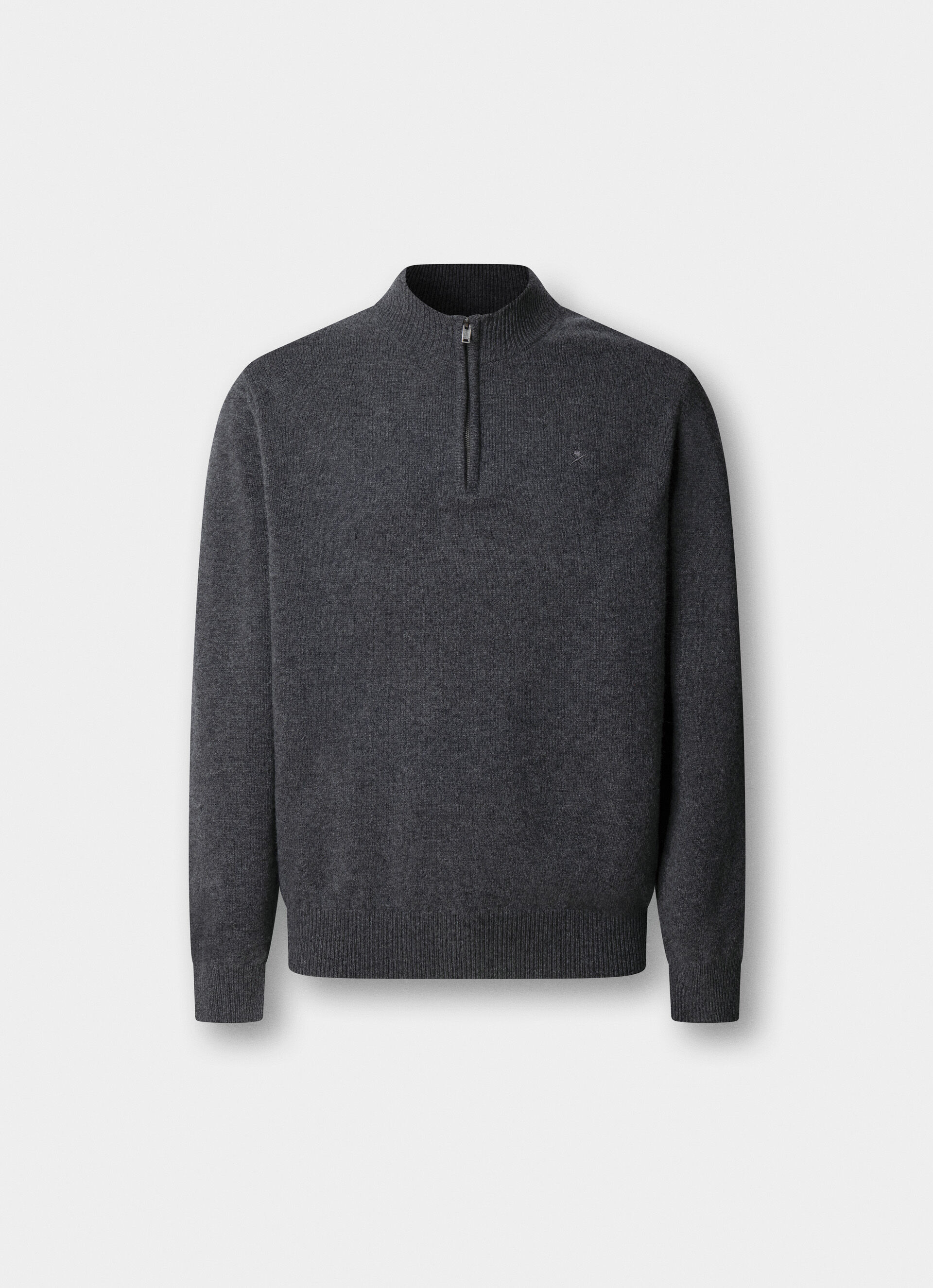 Lambswool Quarter Zip Jumper | Hackett London