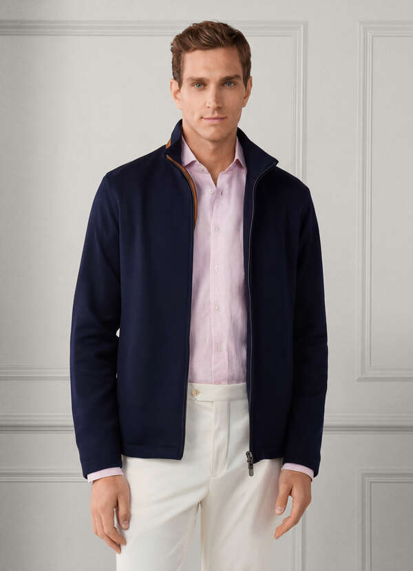 Jersey Blouson Jacket - Woven In Italy - 2