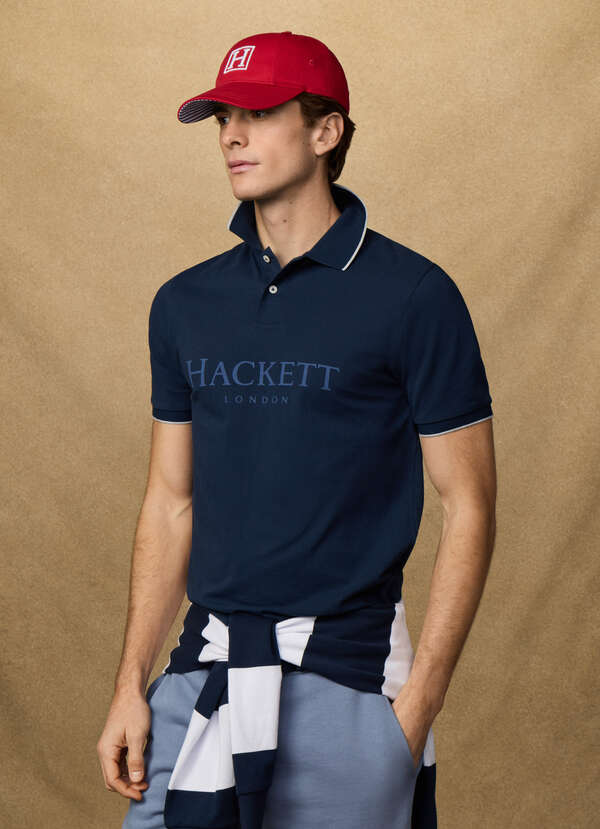 Classic Fit Short Sleeve Branded Polo Classic Fit Short Sleeve Branded Polo