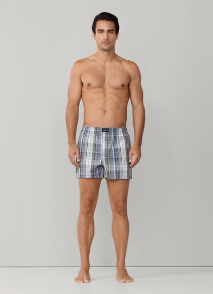 Two Pack Check Boxer