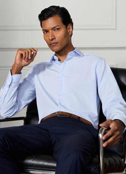 Tailored Fit Formal Poplin Shirt