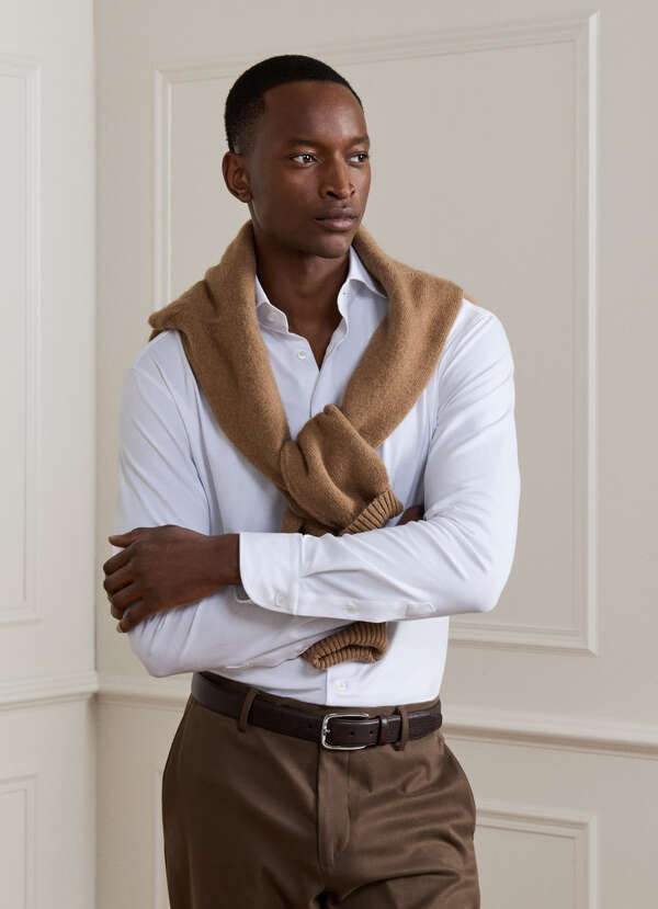 Tailored Fit 4 Way Jersey Shirt Tailored Fit 4 Way Jersey Shirt