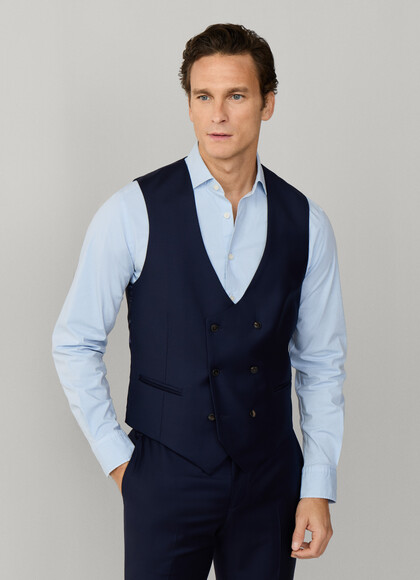 Wool Stretch Twill Waistcoat
