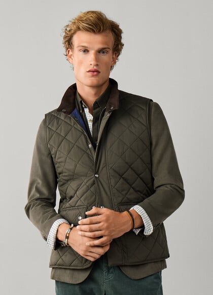 Kinloch Diamond Quilted Gilet