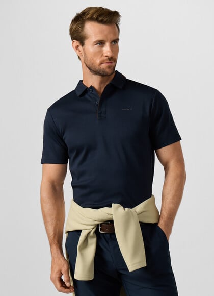 Classic Fit Short Sleeve Luxe Members Polo
