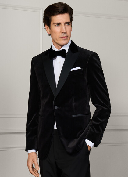 Peak Lapel Velvet Jacket