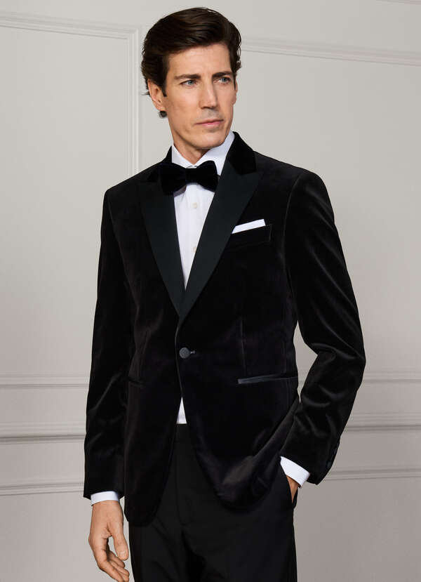 Peak Lapel Velvet Jacket Peak Lapel Velvet Jacket