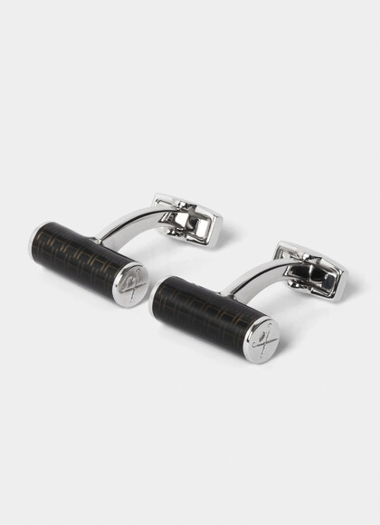 H Cylinder Cufflinks