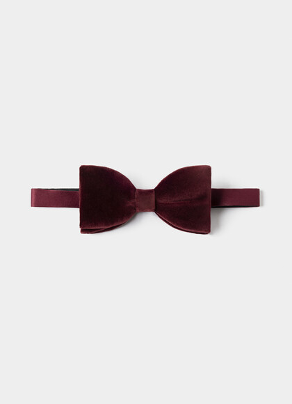 Velvet Pretied Bowtie