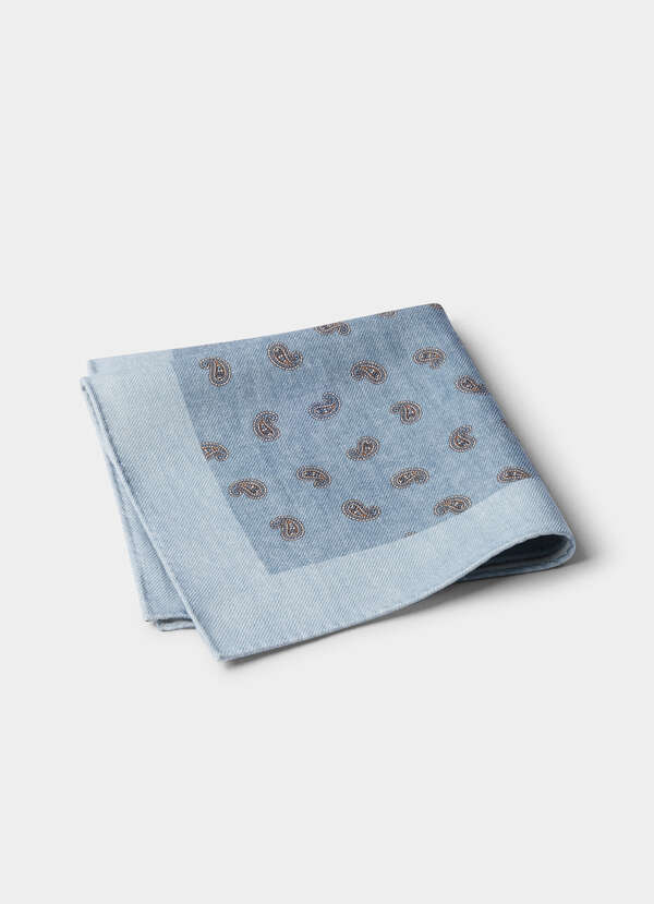 Paisley Wool Pocket Square Paisley Wool Pocket Square