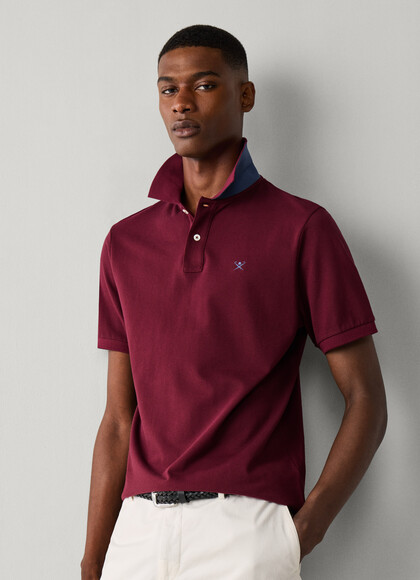 Slim Fit Short Sleeve Logo Polo