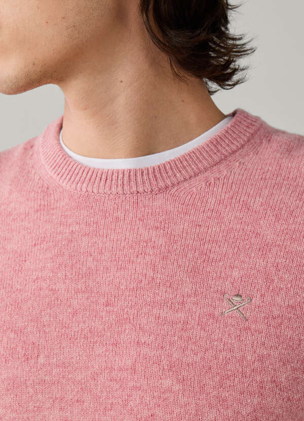 Lambswool Crew Neck Jumper - 2
