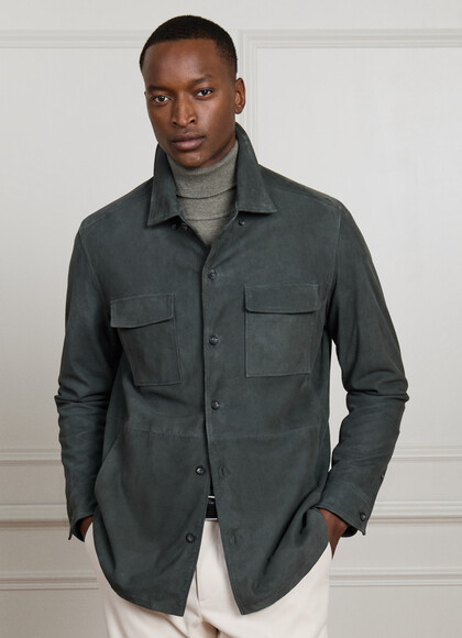 Suede Overshirt