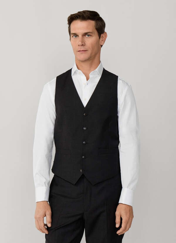 Wool Waistcoat Woven In England - 2 Wool Waistcoat Woven In England - 2