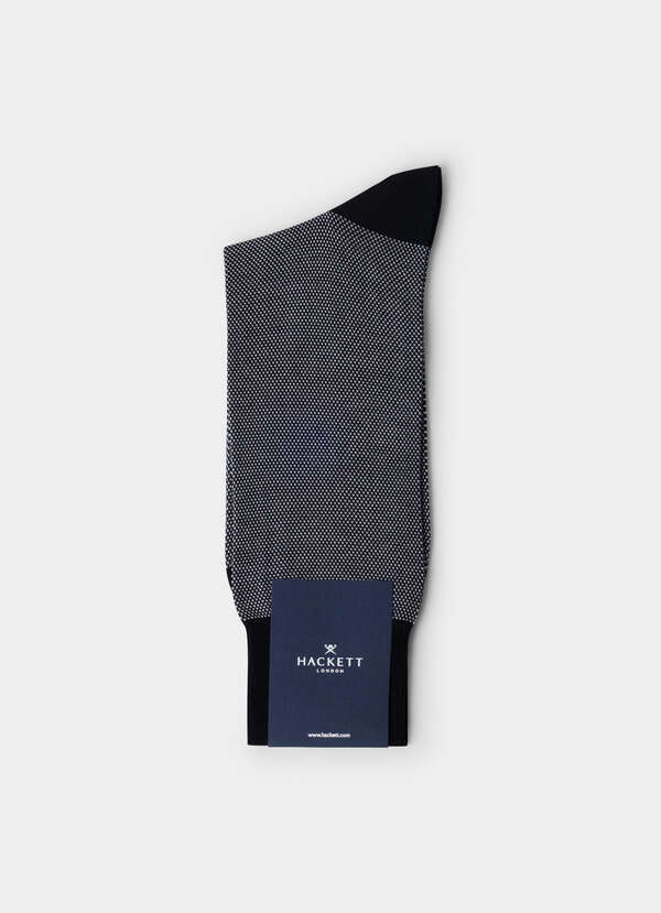 Mercerised Cotton Birdseye Socks - 2 Mercerised Cotton Birdseye Socks - 2