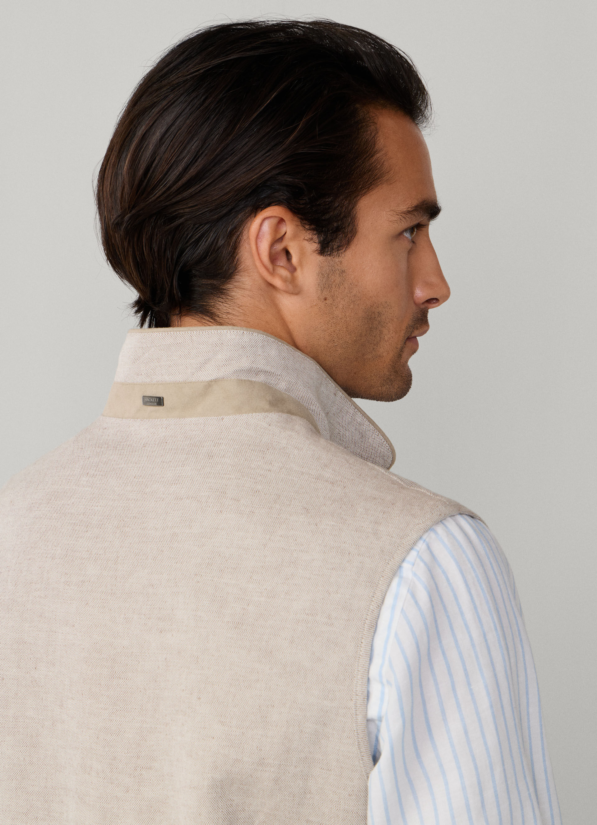umi♡ euw nuance collar gilet / beige Nuance Collar Gilet / Beige 