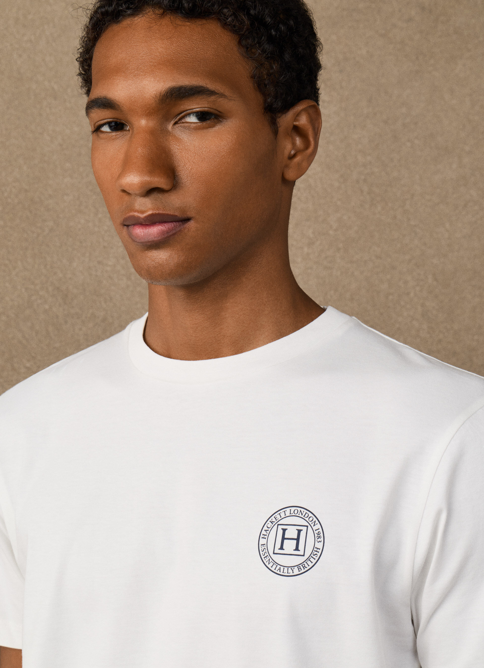 Classic Fit Branded H T-Shirt | Hackett London