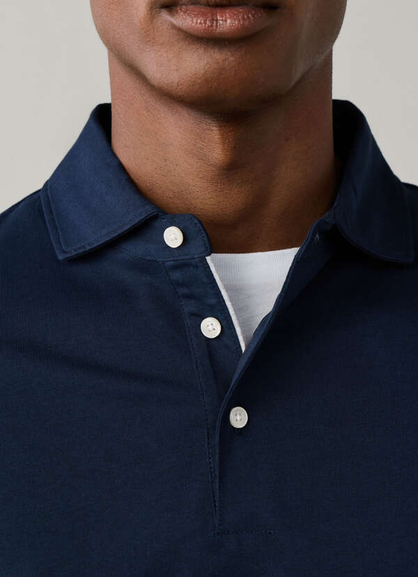 Classic Fit Long Sleeve Pima Cotton Polo - 2