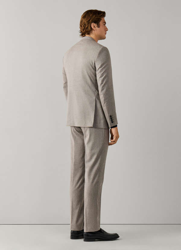 Wool Flannel Suit - Woven in Italy - 2