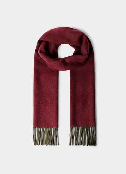 Wool-Cashmere Twill Scarf - Made in Italy