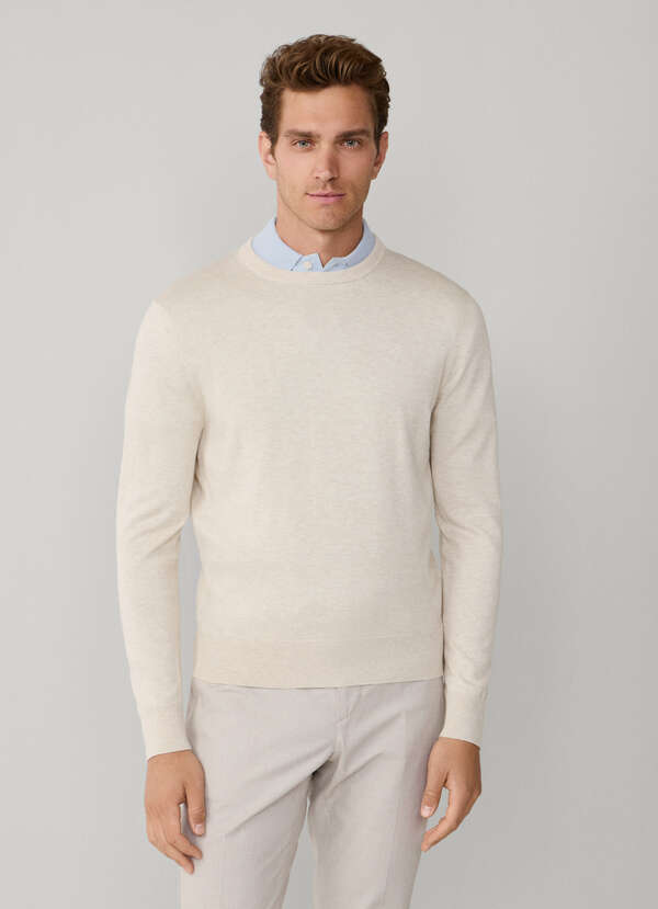 Cotton-Silk Crew-Neck Jumper - 2