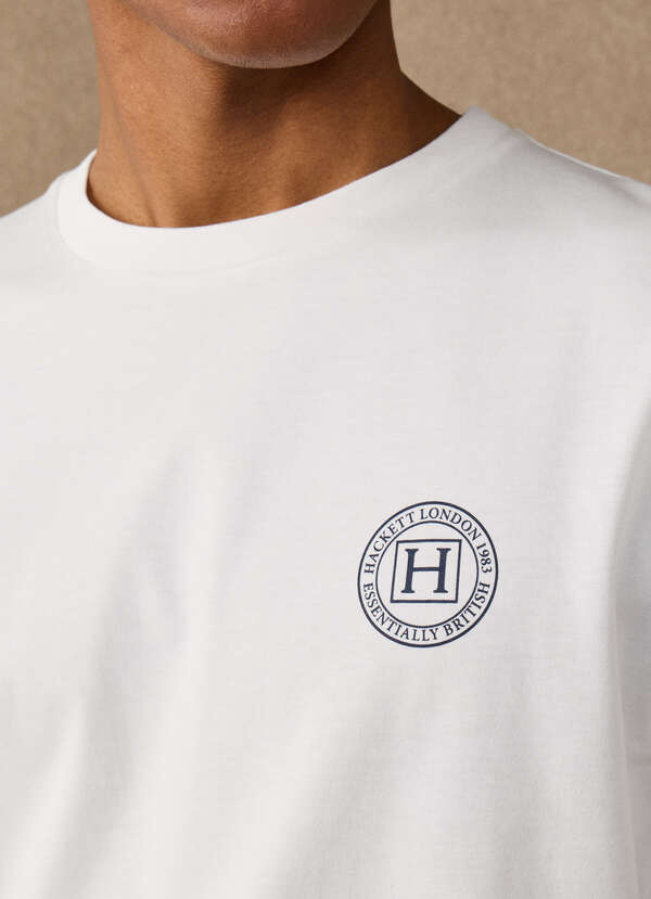 Classic Fit Branded H T-Shirt - 2