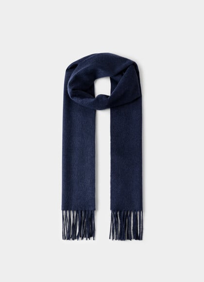 Pure Cashmere Solid Scarf