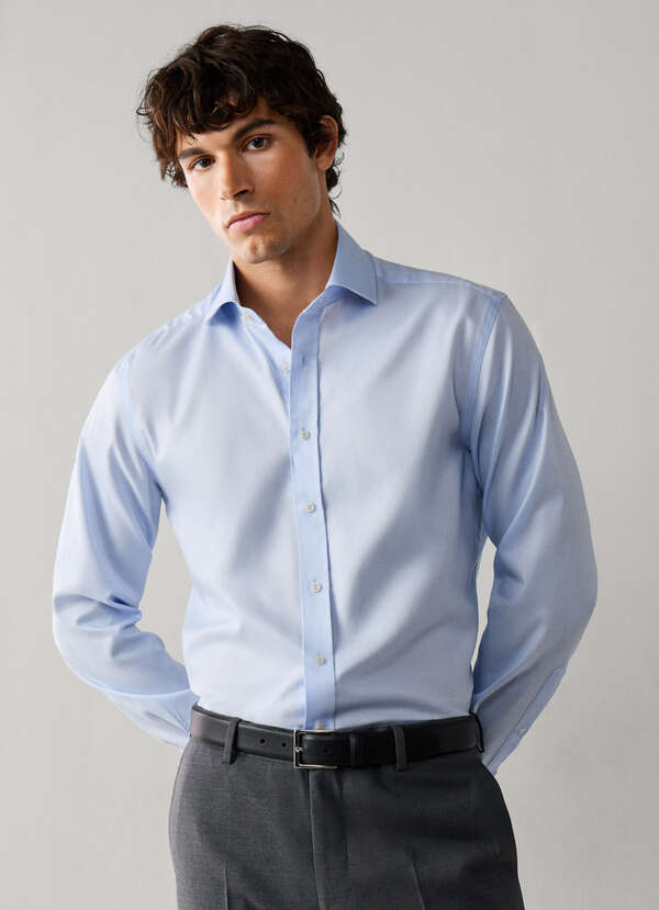 Tailored Fit Formal Oxford Shirt