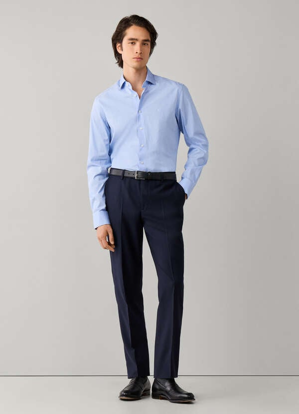 Wool Suit Trouser - Woven In England - 2 Wool Suit Trouser - Woven In England - 2