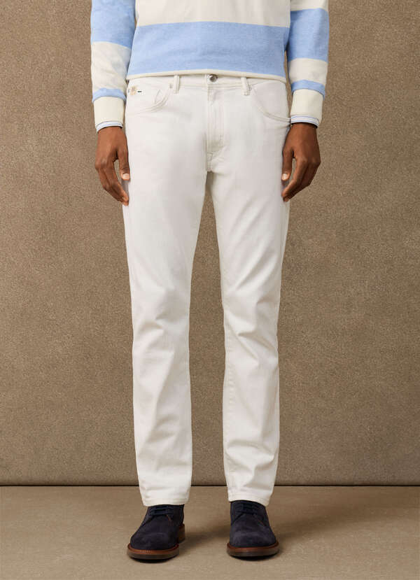 Classic Fit Ecru Denim - 2