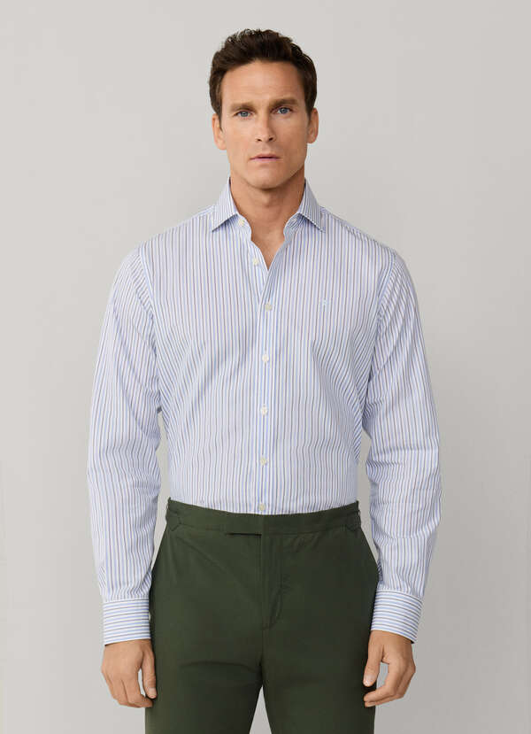 Classic Fit Regimental Stripe Shirt - 2 Classic Fit Regimental Stripe Shirt - 2
