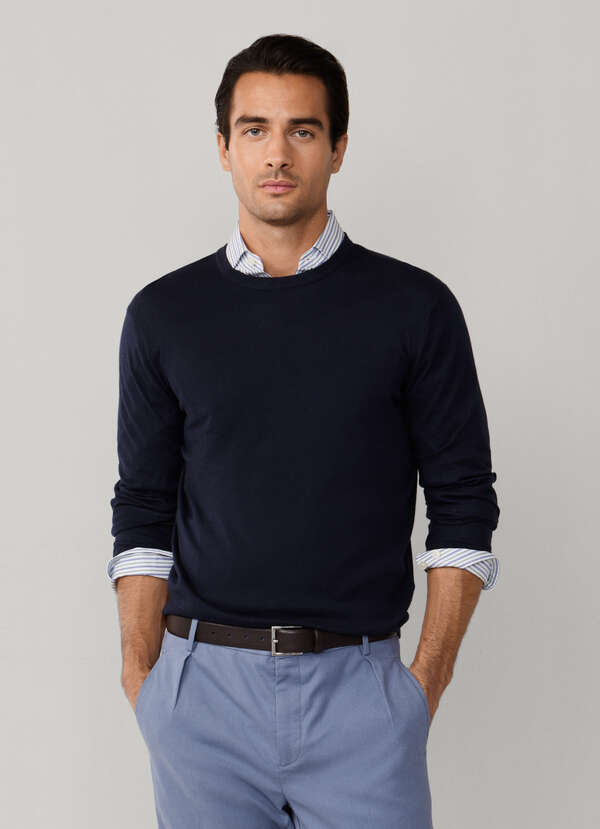Cotton-Cashmere Crew-Neck Jumper