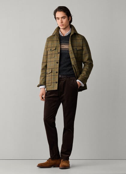 Slim Fit Kensington Pigment Corduroy Chino