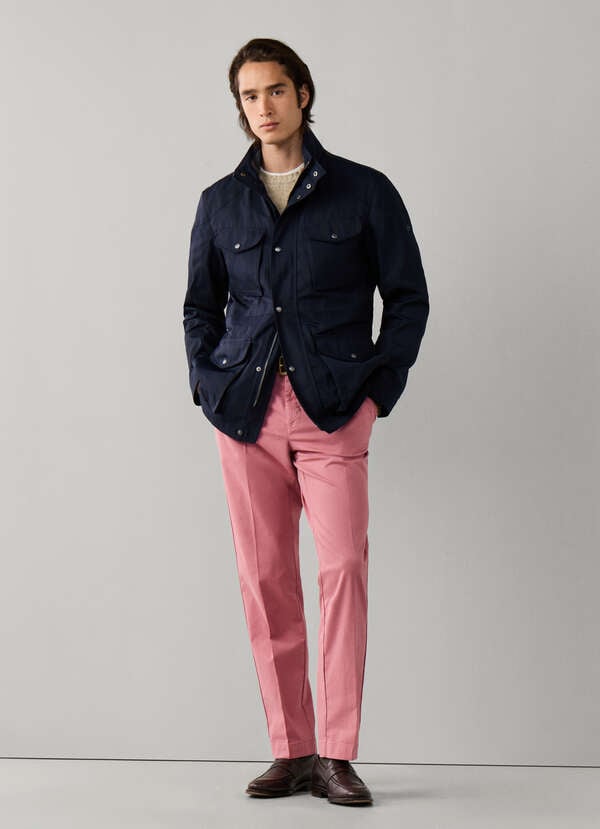 Tailored Fit Sanderson Stretch Cotton Chino
